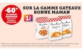 -60% de remise immédiate sur le 2ème produit identique sur la gamme gateux Bonne Maman - Bonne Maman en promo chez U Express -60% de remise immédiate sur le 2ème produit identique sur la gamme gateux Bonne Maman - Bonne Maman dans le catalogue U Express