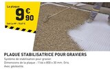 Promo Plaque stabilisatrice pour graviers à 9,90 € dans le catalogue Tout Faire à Saint-Ambroix