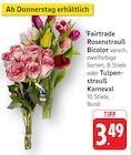 Fairtrade Rosenstrauß Bicolor Angebote bei EDEKA Koblenz für 3,49 €
