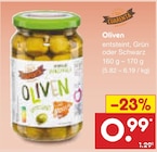 Oliven im Angebot bei Netto Marken-Discount in Kiel Oliven Angebote bei Netto Marken-Discount Kiel für 0,99 €