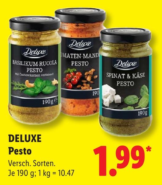 Basilikum Rucola Pesto