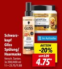 Aktuelles Gliss Spülung Angebot bei Lidl in Erfurt ab 4,75 €