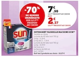 Detergent vaisselle machine - SUN - U Express à Saint-Cloud Detergent vaisselle machine - SUN en promo chez U Express Saint-Cloud à 2,37 €