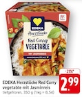 Herzstücke Red Curry Vegetable mit Jasminreis bei EDEKA im Ihringen Prospekt für 2,99 €