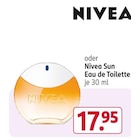 Nivea Sun Eau de Toilette Angebote von NIVEA bei Rossmann Neu-Ulm für 17,95 €