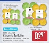 Citronella Teelichter im Angebot bei ALDI Nord in Bergkamen Citronella Teelichter Angebote von HOME CREATION bei ALDI Nord Bergkamen für 0,99 €