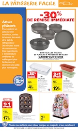 Promos Pâtisserie dans le catalogue "PARTAGEONS LE GOÛT DU MIEUX MANGER" de Carrefour Market à la page 12