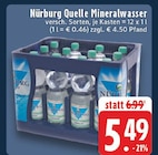 Aktuelle Mineralwasser Angebote bei E center in Köln Aktuelles Nürburg Quelle Angebot bei E center in Köln ab 5,49 €