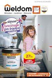 Catalogue Weldom à Biesles, avec 8 pages Prospectus Weldom à Biesles, "La saison du bricolage en équipe à prix complices", 8 pages, 07/05/2025 - 03/06/2025