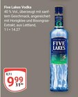 Aktuelles Five Lakes Vodka Angebot bei GLOBUS in Leipzig ab 9,99 €