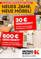 Aktueller Möbel Kraft Prospekt mit Stuhl, "NEUES JAHR, NEUE MÖBEL!", Seite 1