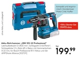 Akku-Bohrhammer GBH 18V-22 Professional bei Hellweg im Aschersleben Prospekt für 199,99 €