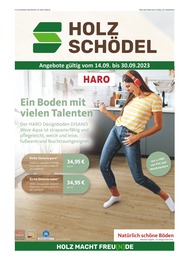 Holz Schödel Prospekt für Hof mit 8 Seiten Holz Schödel Prospekt für Hof: "Holz macht Freu(n)de", 8 Seiten, 14.09.2023 - 30.09.2023
