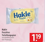 Feuchtes Toilettenpapier Angebote von Hakle bei famila Nordost Kiel für 1,19 €