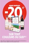 -20% REMISE IMMÉDIATE SUR TOUT COULEURS DU SUD à Intermarché dans Grésy-sur-Aix -20% REMISE IMMÉDIATE SUR TOUT COULEURS DU SUD à Intermarché dans Grésy-sur-Aix