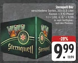 Bier im Angebot bei EDEKA in Crimmitschau Bier Angebote von Sternquell bei EDEKA Crimmitschau für 9,99 €