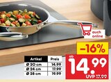 Edelstahl-Hochrandpfanne 20 cm im Angebot bei Netto Marken-Discount in Bad Oeynhausen Edelstahl-Hochrandpfanne 20 cm Angebote bei Netto Marken-Discount Bad Oeynhausen für 14,99 €