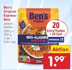 Express-Reis bei Netto Marken-Discount im Bad Blankenburg Prospekt für 1,99 €