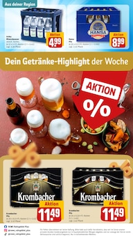 Krombacher im aktuellen REWE Prospekt (Castrop-Rauxel) Krombacher im REWE Prospekt "Dein Markt" mit 31 Seiten (Castrop-Rauxel)