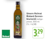 EDEKA - Bioland-Sonnenblumenöl Angebot im Prospekt Bioland-Sonnenblumenöl bei EDEKA im Prospekt "" für 3,29 €