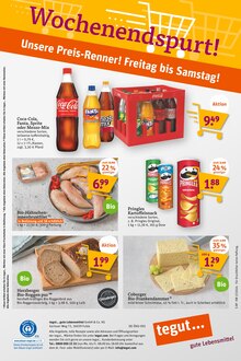 Coca Cola im tegut Prospekt "tegut… gute Lebensmittel" mit 24 Seiten (Landshut)