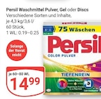 Aktuelle Persil Angebote bei GLOBUS in Mannheim Aktuelles Waschmittel Pulver, Gel oder Discs Angebot bei GLOBUS in Mannheim ab 14,99 €
