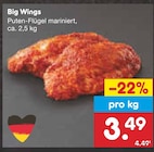 Aktuelle Pute Angebote bei Netto Marken-Discount in Saarbrücken Aktuelles Big Wings Angebot bei Netto Marken-Discount in Saarbrücken ab 3,49 €