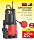 Schmutzwassertauchpumpe im Angebot bei Zimmermann in Bremerhaven Schmutzwassertauchpumpe Angebote von PRO LINE bei Zimmermann Bremerhaven für 25,00 €