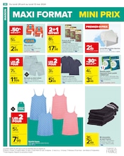 Chaussettes Angebote im Prospekt "Maxi format mini prix" von Carrefour auf Seite 28