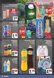 Getränke im EDEKA Prospekt "Aktuelle Angebote" mit 24 Seiten (Paderborn)