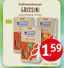 Grissini im Angebot bei Erdkorn Biomarkt in Kiel Grissini Angebote von Erdmannhauser bei Erdkorn Biomarkt Kiel für 1,59 €
