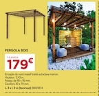 Pergola bois - Gedimat à Villefranche-sur-Saône Pergola bois en promo chez Gedimat Villefranche-sur-Saône à 179,00 €