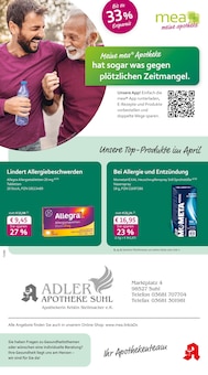 mea - meine apotheke Prospekt Unsere April-Angebote mit 4 Seiten