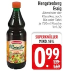 Essig von Hengstenberg im aktuellen EDEKA Prospekt für 0,99 €