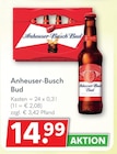Getränkeland Kritzmow - Bud Angebot im Prospekt Bud bei Getränkeland im Kritzmow Prospekt für 14,99 €