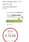 1,4 mg/10 mg Lutschtabletten bei LINDA im Prospekt "" für 12,50 €