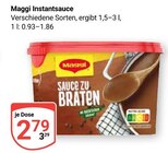 Instantsauce im Angebot bei GLOBUS in Kempen Instantsauce Angebote von Maggi bei GLOBUS Kempen für 2,79 €
