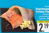 Frische Regenbogen Forellen-Filets von  im aktuellen EDEKA Prospekt für 2,19 €