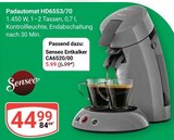 Padautomat HD6553/70 im Angebot bei GLOBUS in Altenburg Padautomat HD6553/70 Angebote von Senseo bei GLOBUS Altenburg für 5,99 €