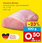 Schweine-Rücken Angebote bei Netto Marken-Discount Solingen für 0,50 €