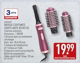 Brosse coiffante soufflante rotative - Ambiano en promo chez Aldi Brosse coiffante soufflante rotative - Ambiano dans le catalogue Aldi
