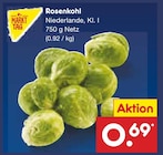 Rosenkohl im Netto Marken-Discount Prospekt Rosenkohl von Markttag im aktuellen Netto Marken-Discount Prospekt für 0,69 €