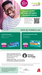 mea - meine apotheke Prospekt für Rottweil: "Unsere Juni-Angebote", 4 Seiten, 01.06.2025 - 30.06.2025