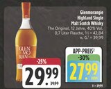 Highland Single Malt Scotch Whisky von Glenmorangie im aktuellen E center Prospekt für 27,99 €