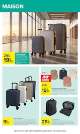 Valise en promo dans le catalogue Carrefour à la page 75