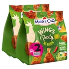 Wings Party "Lot de 2" - MAÎTRE COQ en promo chez Carrefour Wings Party "Lot de 2" - MAÎTRE COQ dans le catalogue Carrefour