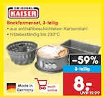 Aktuelles Backformenset, 3-teilig Angebot bei Netto Marken-Discount in Neuss ab 8,00 €