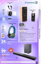 Offre Écouteurs dans le catalogue E.Leclerc du moment à la page 3
