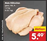 Mais-Hähnchen von  im aktuellen Netto Marken-Discount Prospekt für 5,49 €