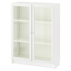 Aktuelles Bücherregal mit Glastüren weiß Angebot bei IKEA in Dresden ab 99,99 €